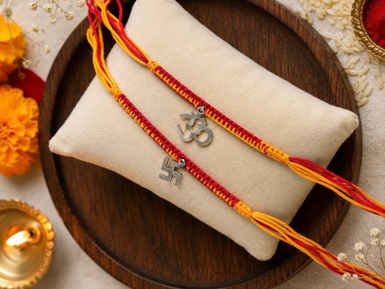 Silver Rakhi