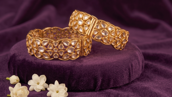 Regal Polki Heritage Bangles