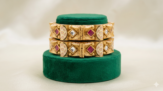 Vintage Royal Enamel Bangles