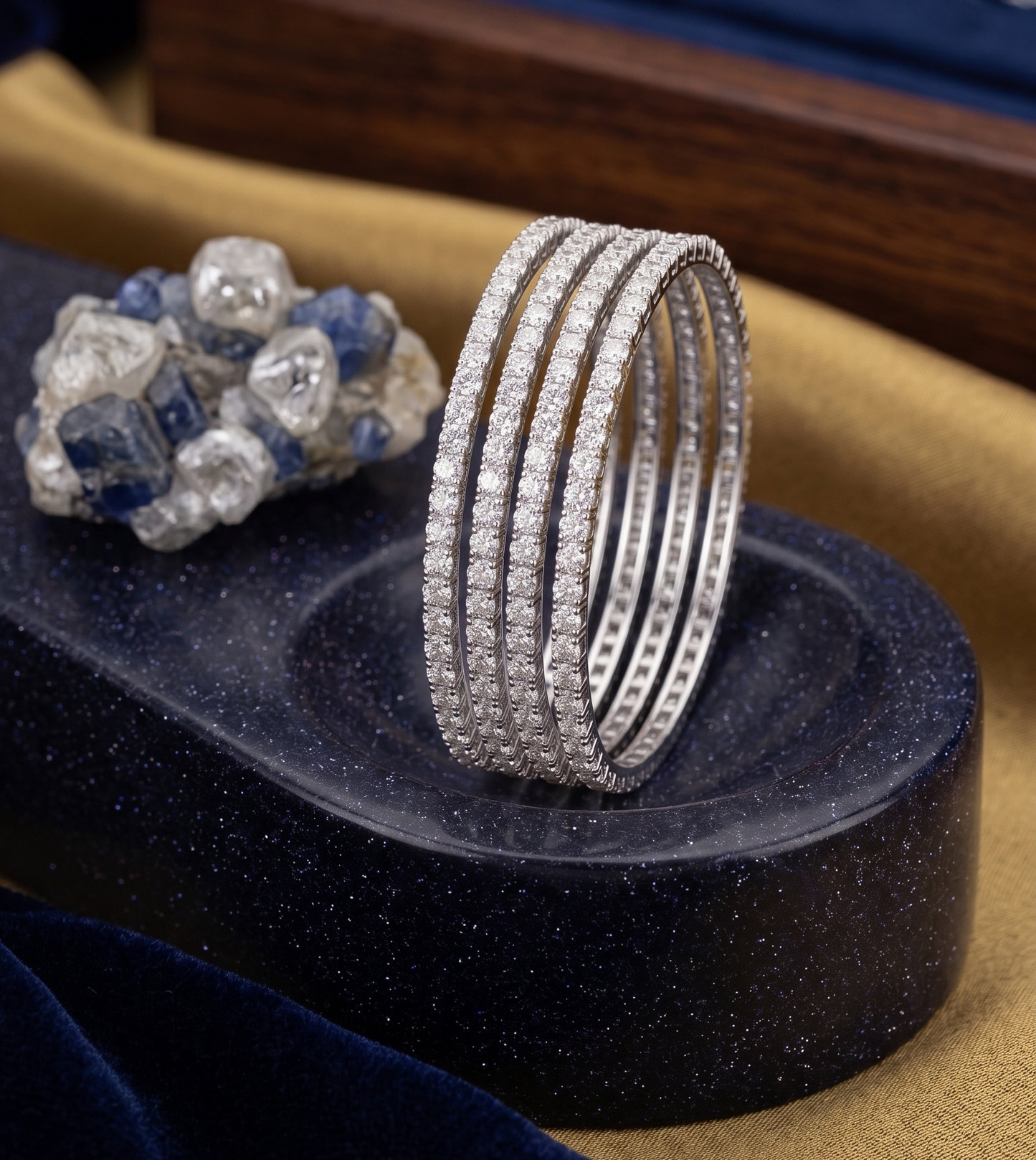 Celestial Diamond Bangles Set
