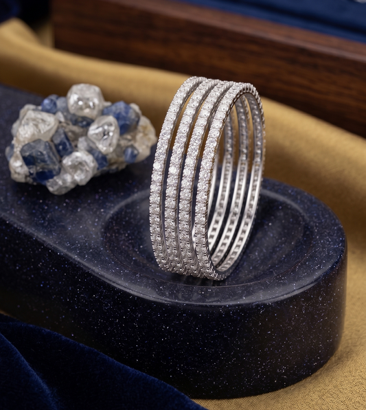 Celestial Diamond Bangles Set