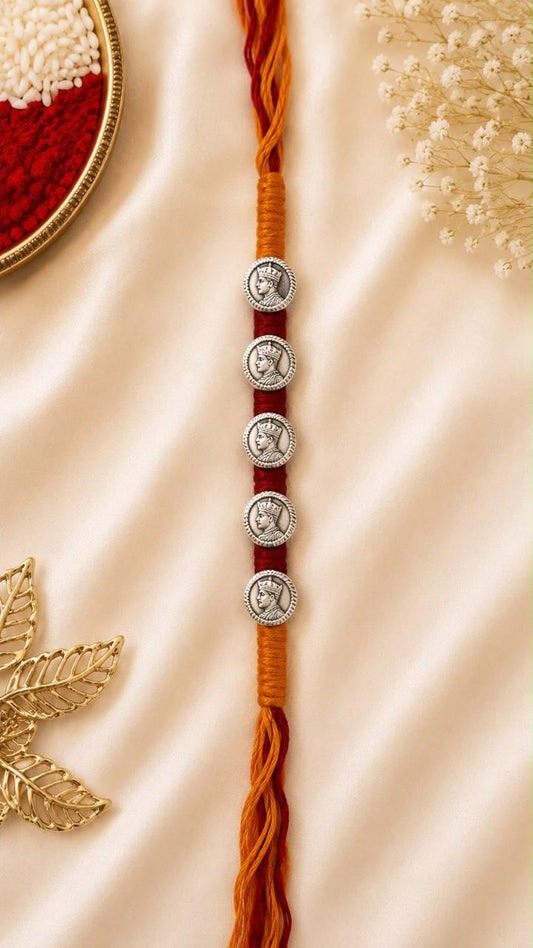 Premium Royal Coin Designer Rakhi for Brother