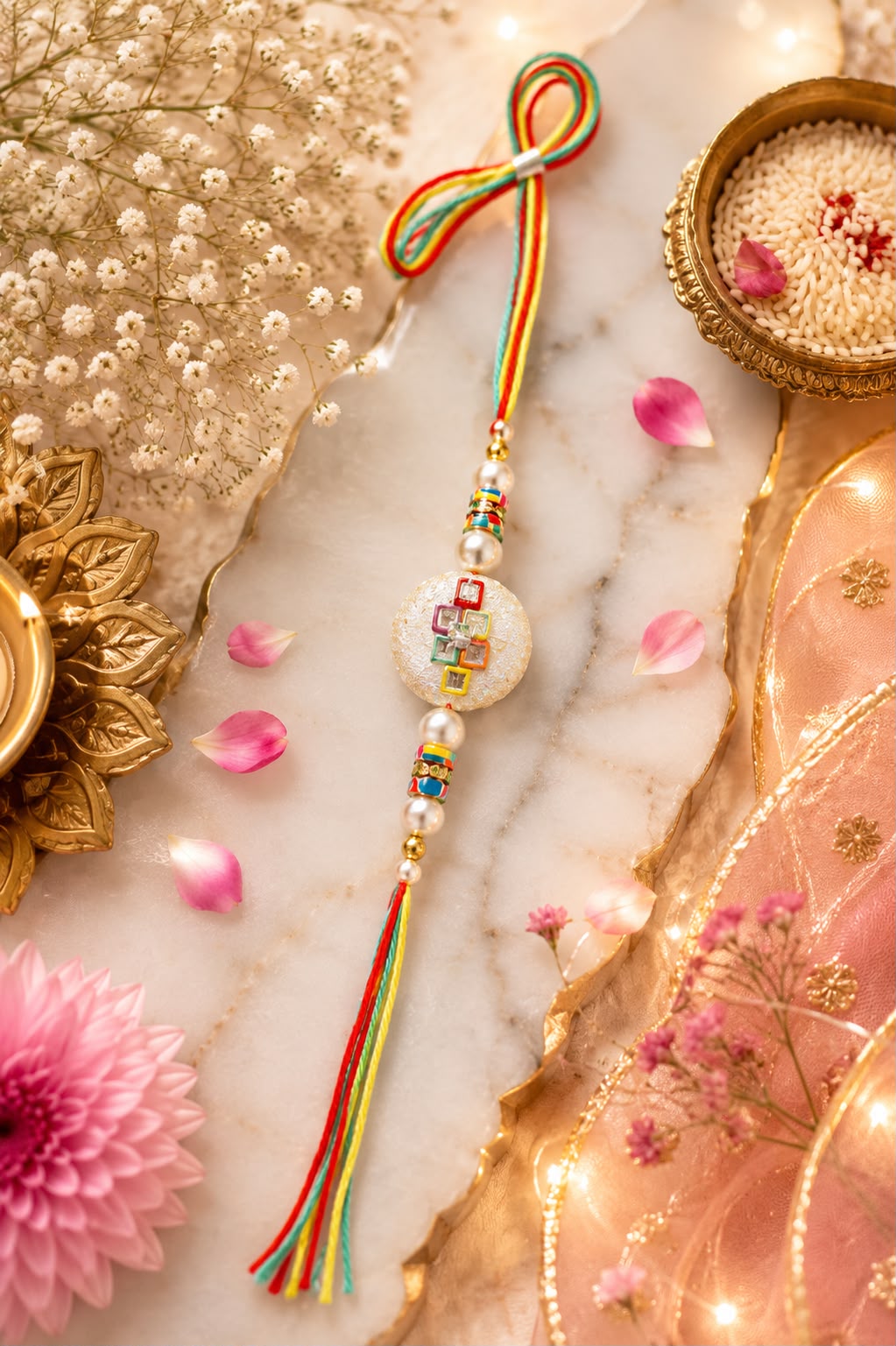 Rainbow Designer Rakhi for Brother